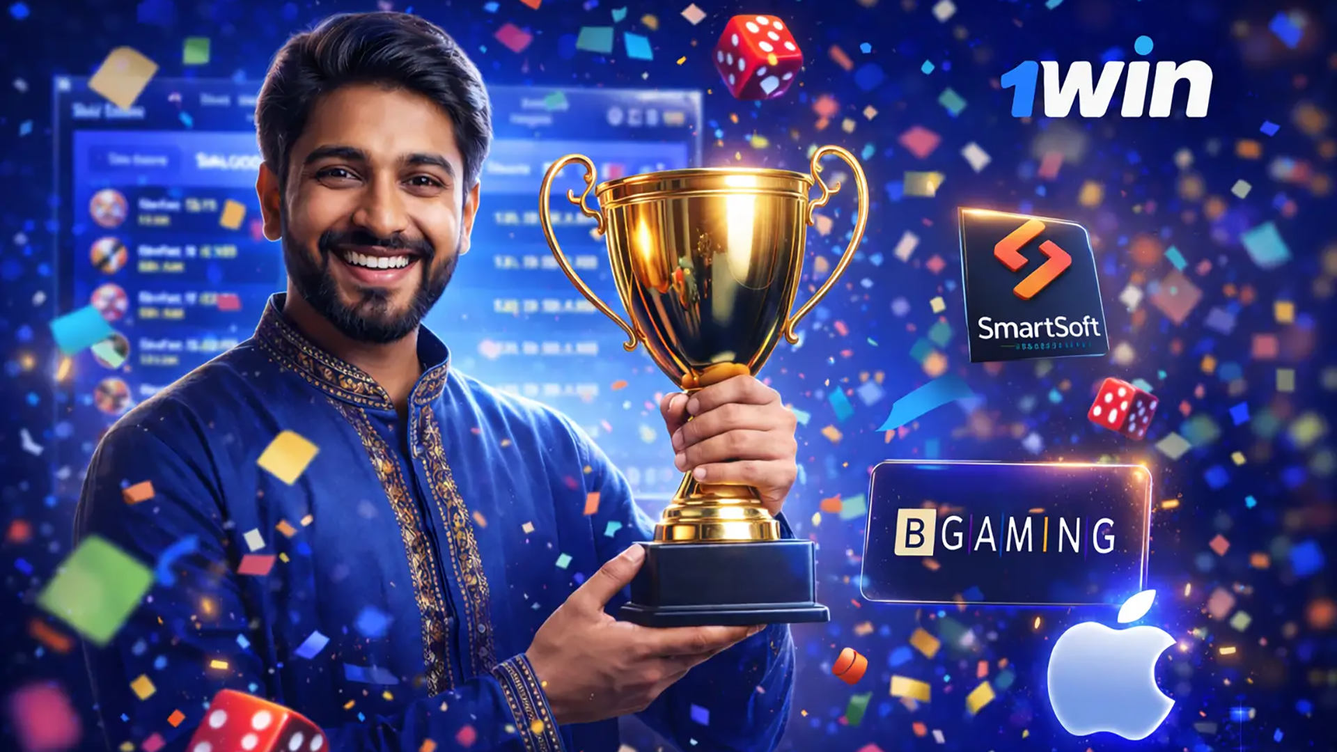 Additional 1win promotions tournaments and draws in iOS app