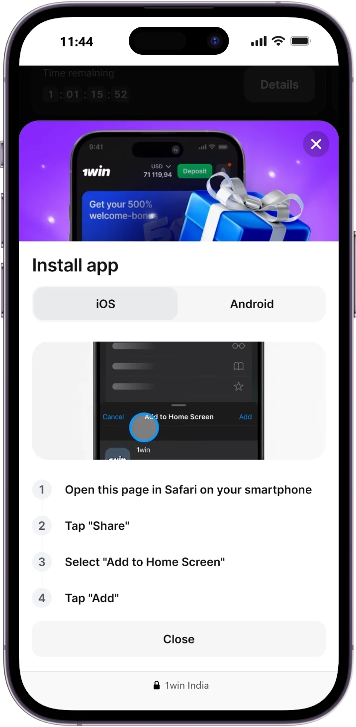 Step 2: Tap the Add to Home Screen button on your iPhone