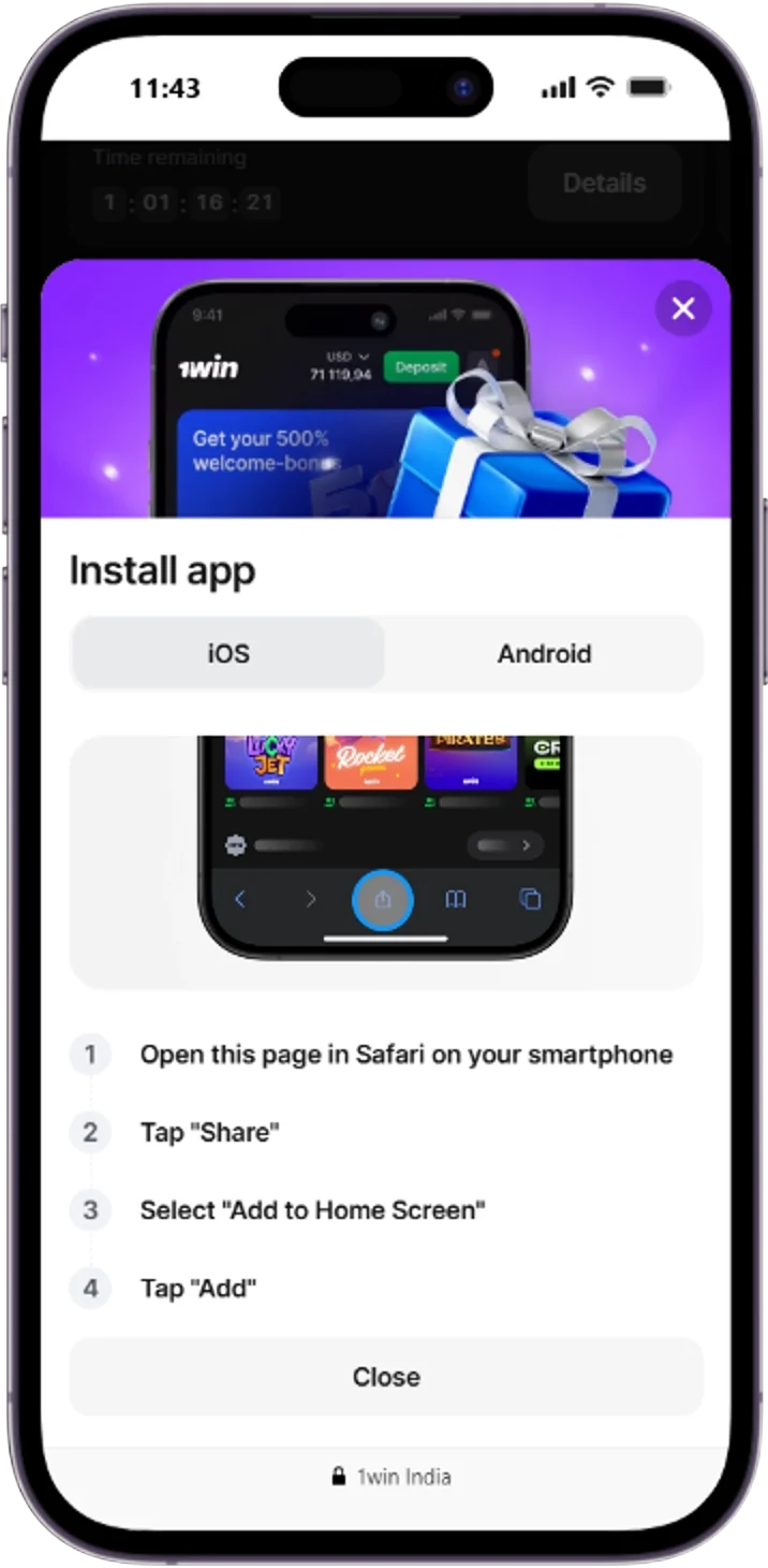 Step 1: Tap the Share button on your iPhone